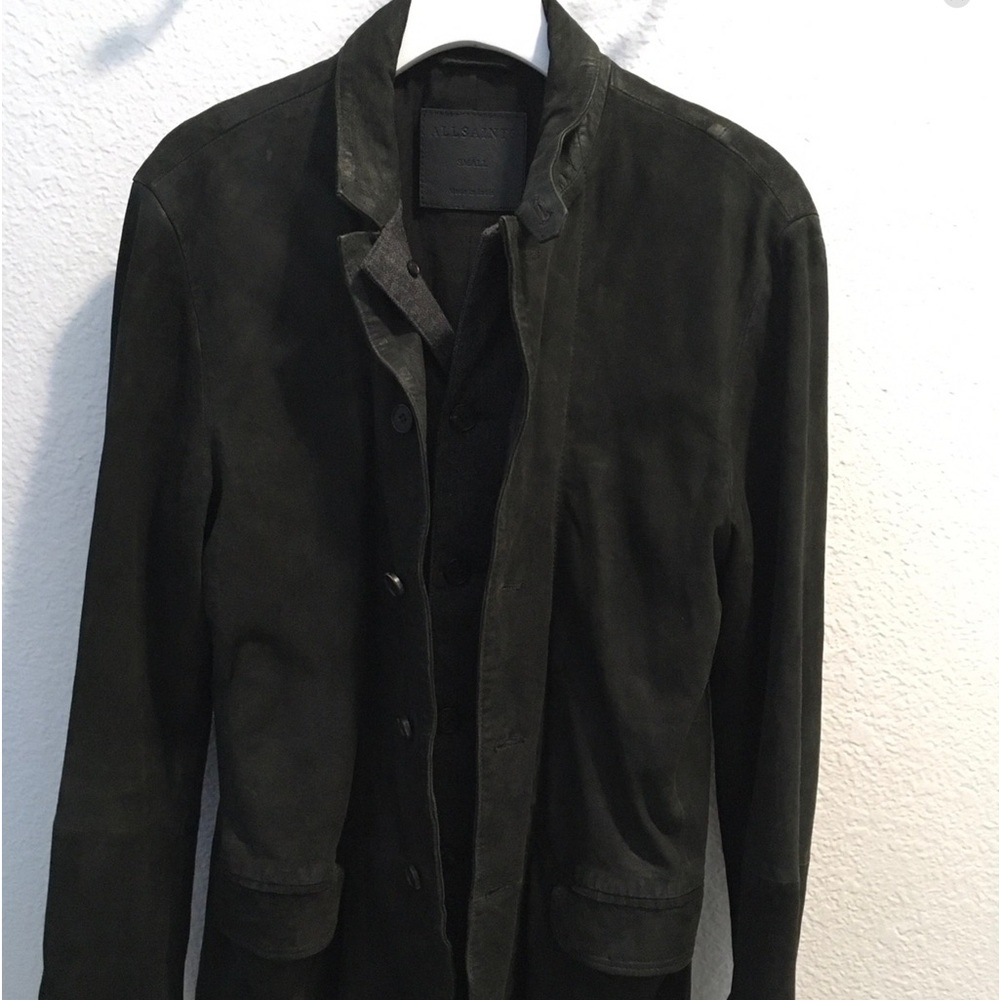 Allsaints leather blazer Emerson
